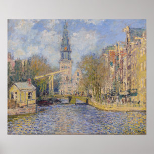 Claude Monet - Windmills near Zaandam Poster