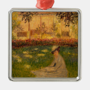 Claude Monet   Woman in a Garden, 1876 Metal Tree Decoration