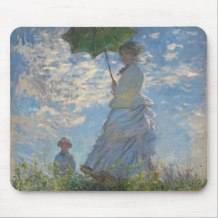 Claude Monet Woman with a Parasol 1875 Mouse Mat