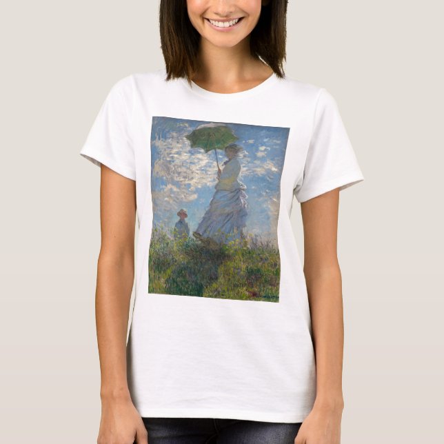 Claude Monet Woman with a Parasol 1875 T-Shirt (Front)