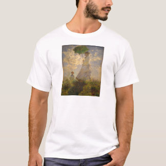 Claude Monet: Woman with a Parasol, 1875 T-Shirt