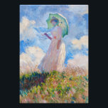 Claude Monet - Woman with a Parasol facing left Photo Print<br><div class="desc">Study of a Figure Outdoors,  also known as Woman with a Parasol/Umbrella facing left. By Claude Monet in 1886.</div>
