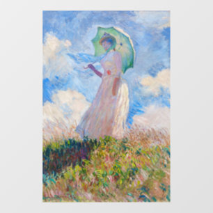 Claude Monet - Woman with a Parasol facing left Window Cling