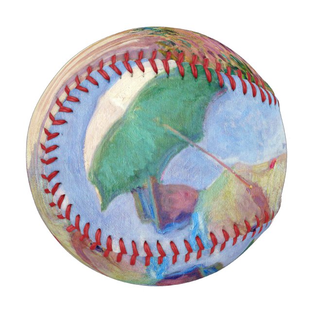 Claude Monet - Woman with a Parasol facing right Baseball (Front Left)