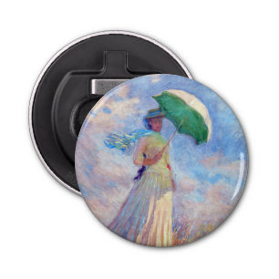 Claude Monet - Woman with a Parasol facing right Bottle Opener
