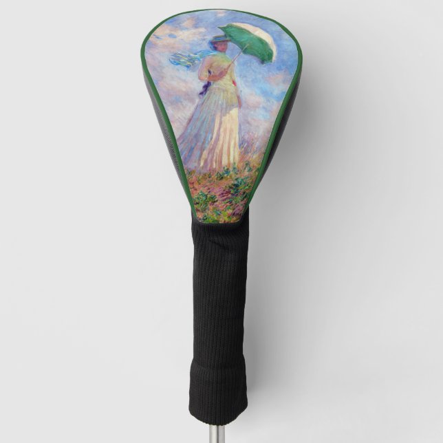 Claude Monet - Woman with a Parasol facing right Golf Head Cover (Front)