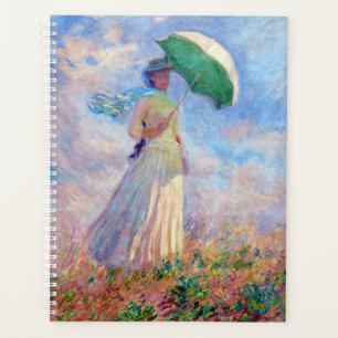 Claude Monet - Woman with a Parasol facing right Planner