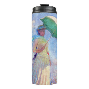 Claude Monet - Woman with a Parasol facing right Thermal Tumbler