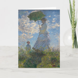 Claude Monet Woman with a Parasol Fine Art Card