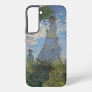 Claude Monet Woman with a Parasol Fine Art Samsung Galaxy Case