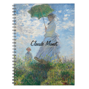Claude Monet Woman with a Parasol, Madame Monet Notebook