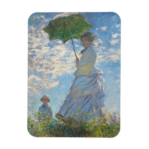 Claude Monet Woman with a Parasol Magnet