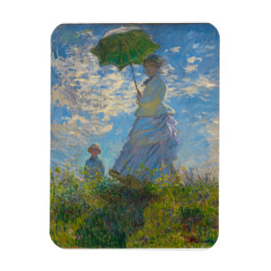 Claude Monet Woman with a Parasol Magnet