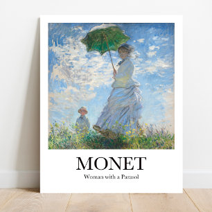 Claude Monet Woman with a Parasol Poster