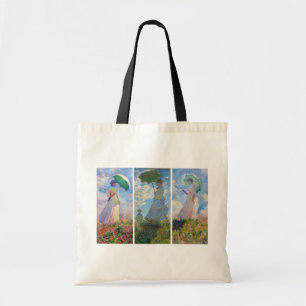 Claude Monet -  Woman with a Parasol serie Tote Bag