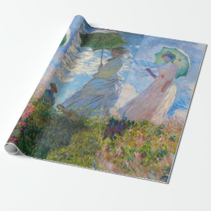 Claude Monet -  Woman with a Parasol serie Wrapping Paper