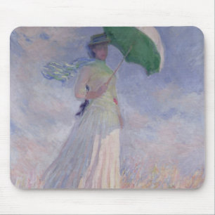 Claude Monet Woman with a Parasol Turned Right Mouse Mat