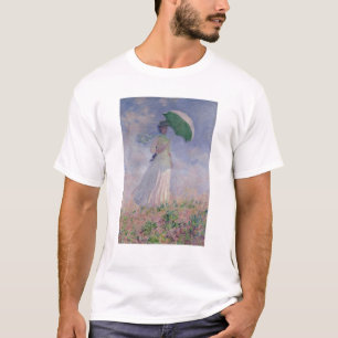Claude Monet Woman with a Parasol Turned Right T-Shirt