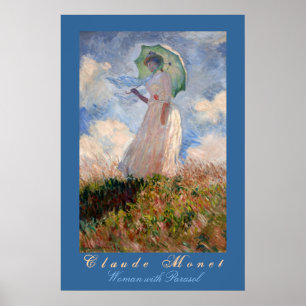 Claude Monet: Woman with Parasol Poster