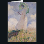 Claude Monet | Woman with Parasol Turned Left<br><div class="desc">Woman with Parasol turned to the Left,  1886 | by Claude Monet | Art Location: Musee d'Orsay,  Paris,  France | French Artist | Image Collection Number: XIR16615</div>