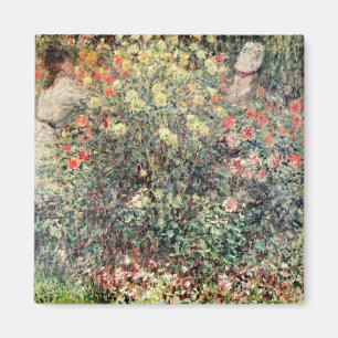Claude Monet   Women in the Flowers, 1875 Magnet