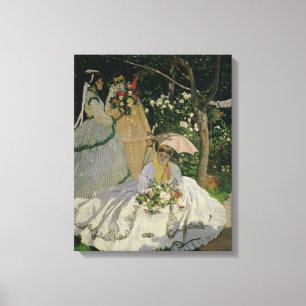 Claude Monet   Women in the Garden Canvas Print