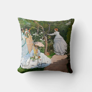 Claude Monet - Women in the Garden Cushion