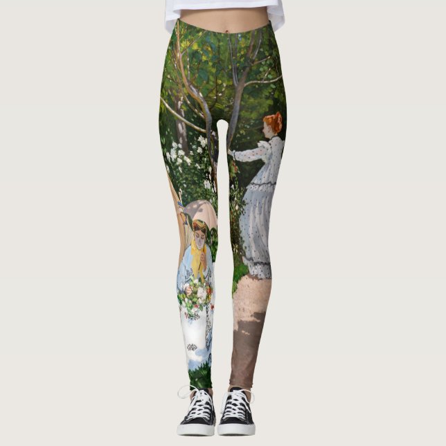 Claude Monet - Women in the Garden Leggings (Front)