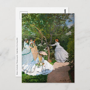 Claude Monet - Women in the Garden Postcard