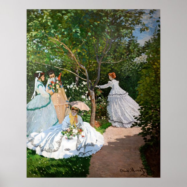 Claude Monet - Women in the Garden Poster (Front)
