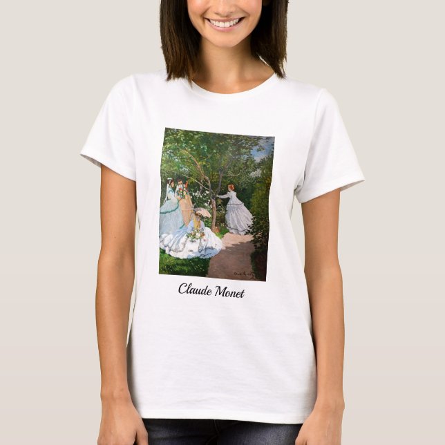 Claude Monet - Women in the Garden T-Shirt (Front)