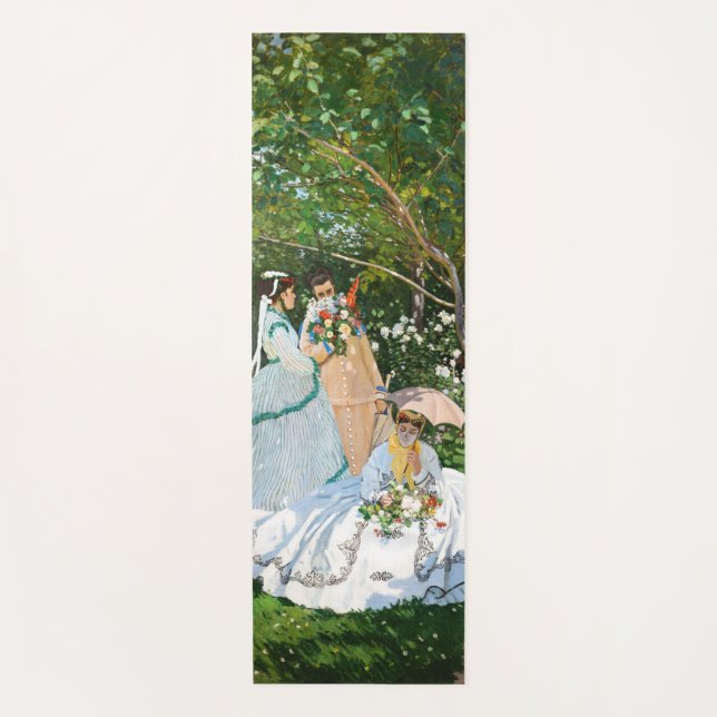 Claude Monet - Women in the Garden Yoga Mat (Front)