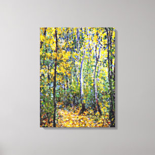 Claude Monet - Wood Lane,  Canvas Print