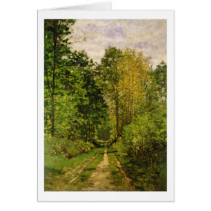 Claude Monet Wooded Path
