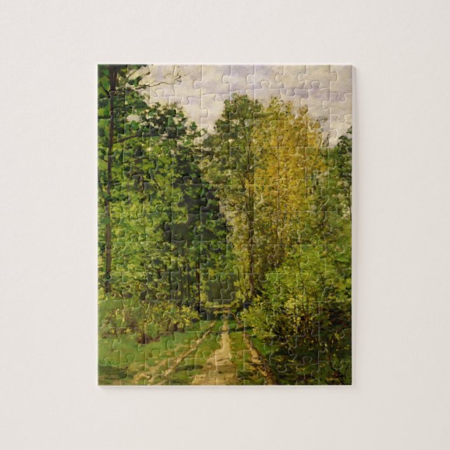 Claude Monet | Wooded Path Jigsaw Puzzle (Vertical)