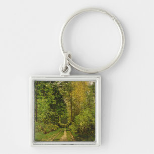 Claude Monet Wooded Path Key Ring