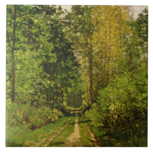 Claude Monet   Wooded Path Tile