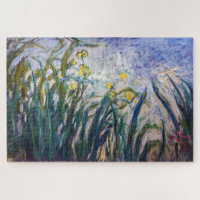 Claude Monet - Yellow and Purple Irises