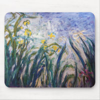 Claude Monet - Yellow and Purple Irises