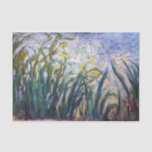 Claude Monet - Yellow and Purple Irises Tissue Paper<br><div class="desc">Yellow and Purple Irises / Iris jaunes et mauves - Claude Monet,  Oil on Canvas,  1924-1925</div>