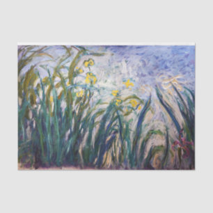 Claude Monet - Yellow and Purple Irises Tissue Paper