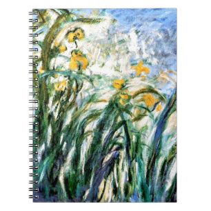 Claude Monet Yellow Irises and Malva 19 Notebook