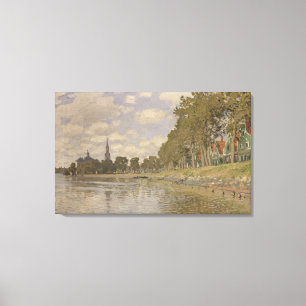 Claude Monet   Zaandam 1871 Canvas Print