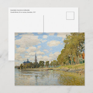 Claude Monet - Zaandam Postcard