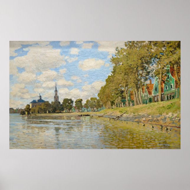 Claude Monet - Zaandam Poster (Front)