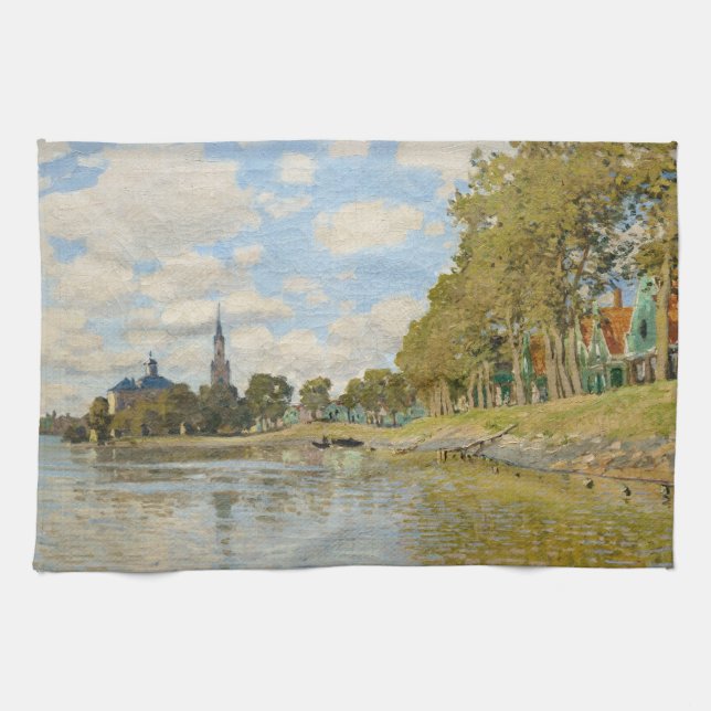 Claude Monet - Zaandam Tea Towel (Horizontal)