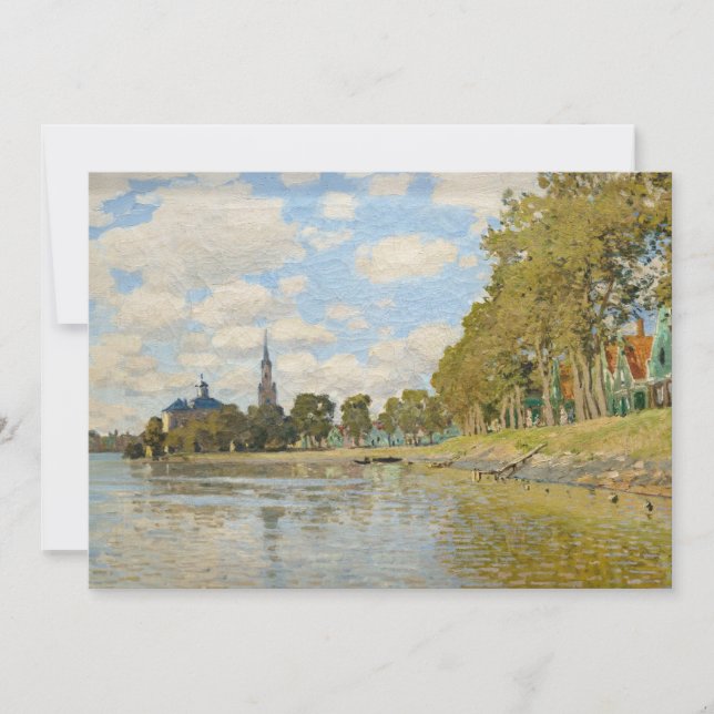 Claude Monet - Zaandam Thank You Card (Front)
