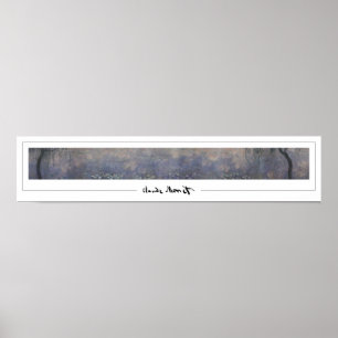 Claude Monet Zedign Art Poster #297-2