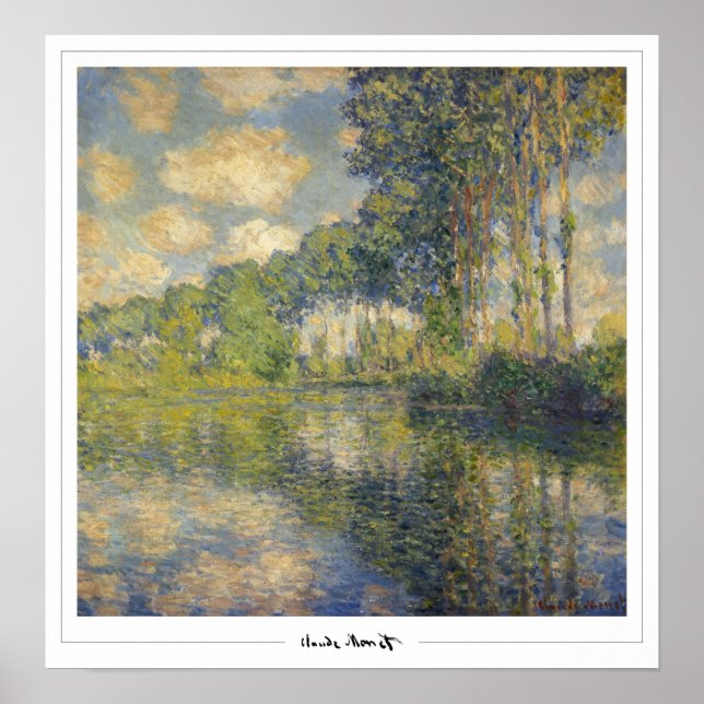 Claude Monet Zedign Art Poster #38 (Front)