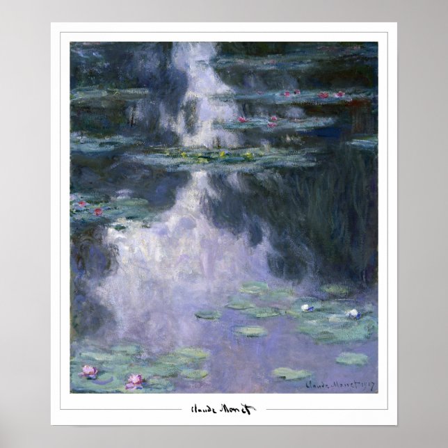 Claude Monet Zedign Art Poster #4 (Front)